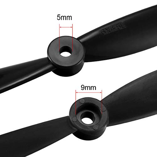 Black Nylon Drone Propellers- 8 Pairs