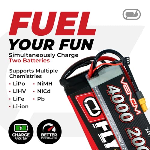 80W Dual LiPo Balance Charger for Drones