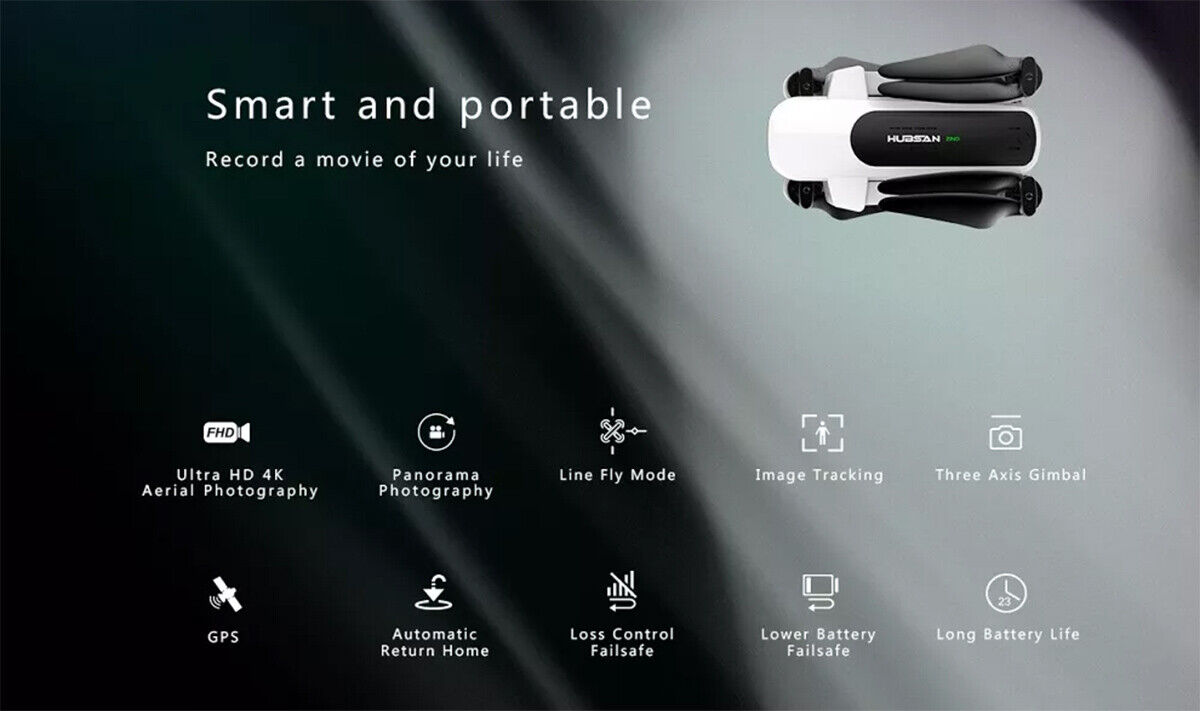 Hubsan Zino 4K Drone with Extras