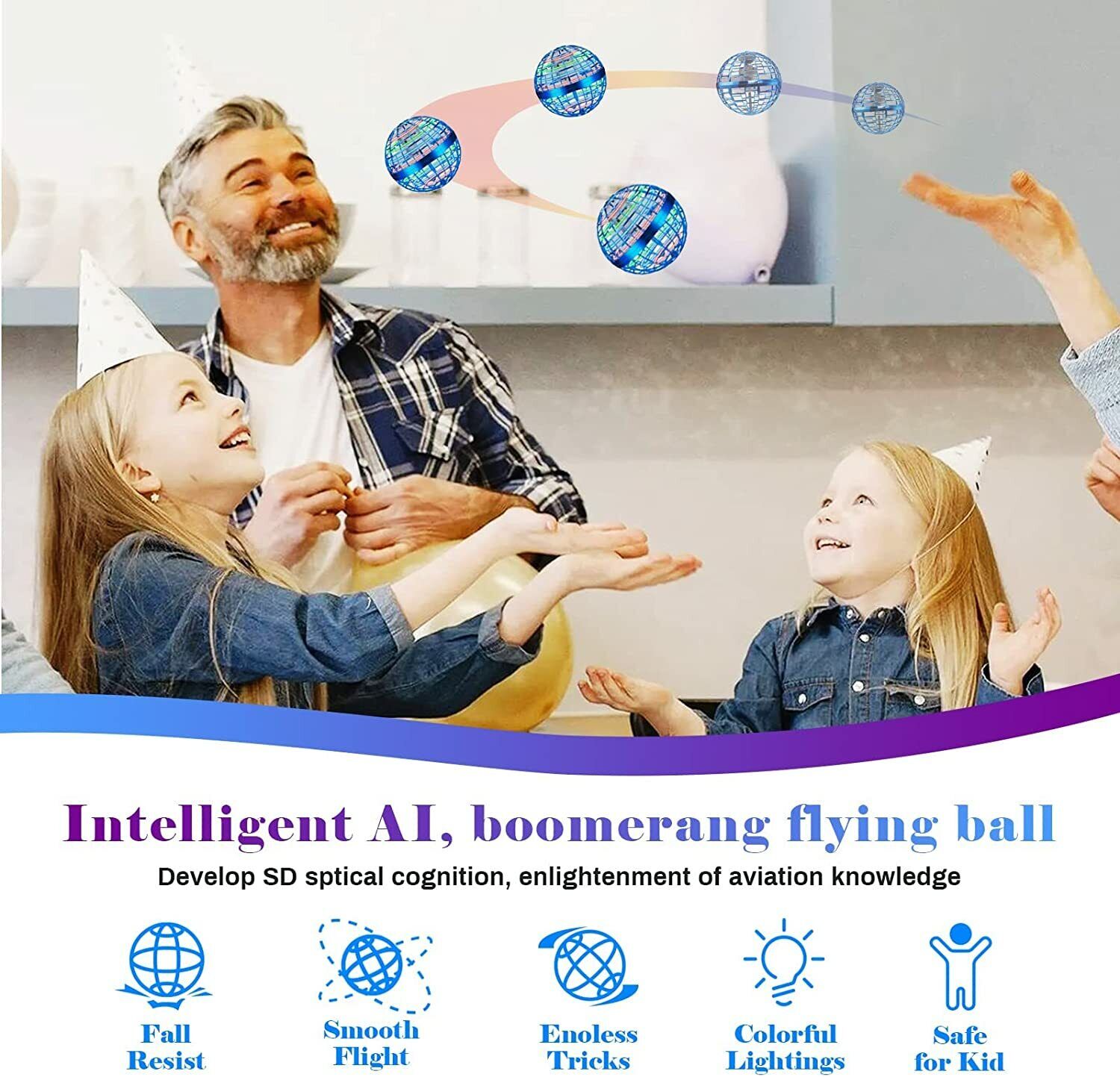 Mini UFO Boomerang Drone - Best Gift!