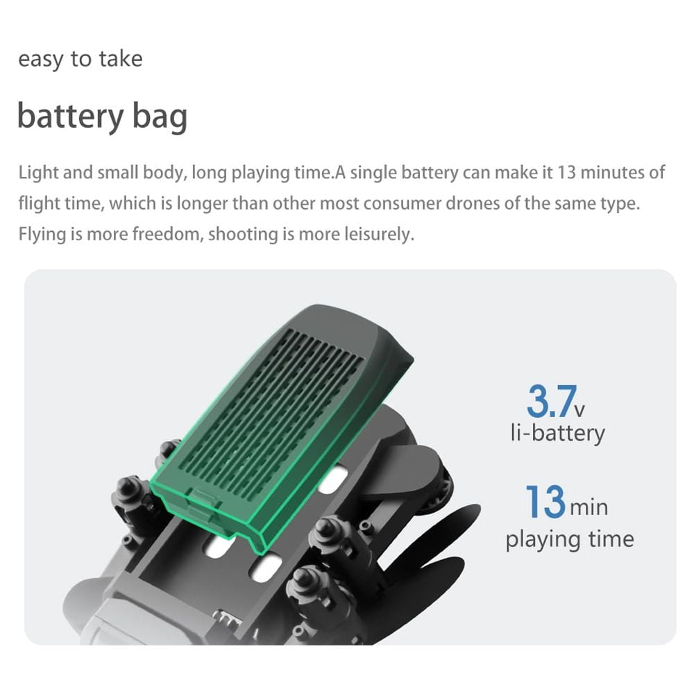 Doosl Foldable 4k Camera Drone with VR