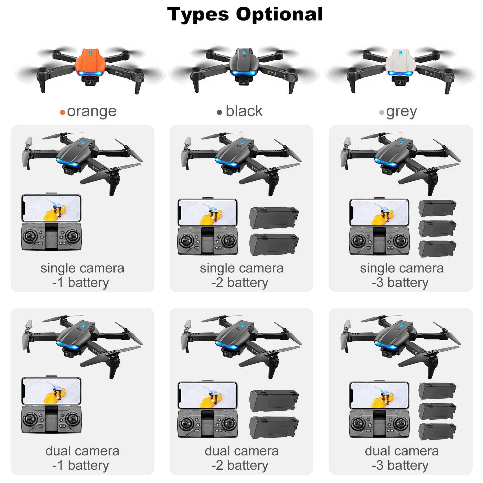 GoolRC 4K Camera Drone with Obstacle Avoidance & Gesture Control