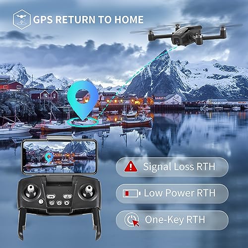 GPS Drone with 4K Camera & 46-min Flight