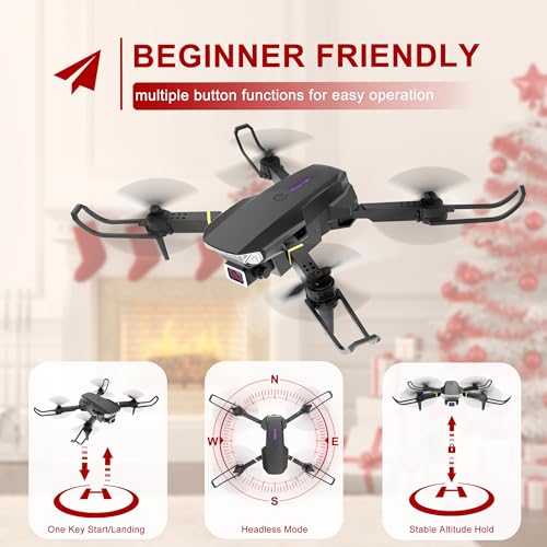 Foldable Drone with 720P Camera for Beginners/Kids/Adults