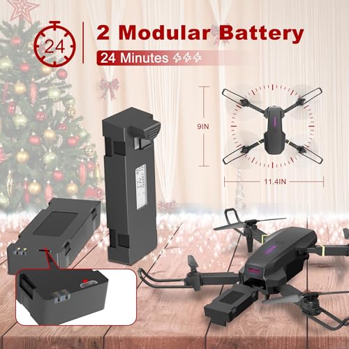 Foldable Drone with 720P Camera for Beginners/Kids/Adults