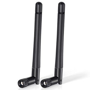 Bingfu 2-Pack RP-SMA MIMO WiFi Antennas