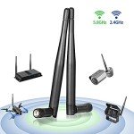 Bingfu Dual Band 3dBi WiFi Antennas (2-Pack)