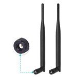 Dual Band WiFi Antenna RP-SMA 2-Pack