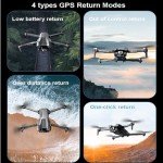 4K GPS Foldable Drone with 60mins Flight Time