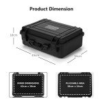 Portable Waterproof Hard Case for Drones & Electronics