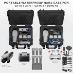 LEKUFEE Waterproof Drone Carrying Case for DJI