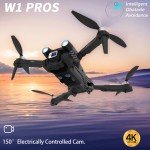 Foldable Dual Camera Drone with 4 Batteries