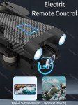 Foldable Dual Camera Drone with 4 Batteries