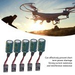 Oumefar 5pcs RC Drone Voltage Protectors with Plugs