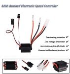 Waterproof 320A Brushed ESC for RC Cars & Boats