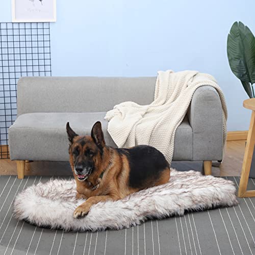 Luxury Faux Fur Memory Foam Dog Bed