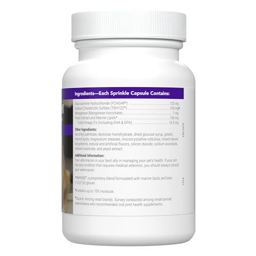 Nutramax Cosequin Senior Joint Supplement 60 Capsules for Dogs