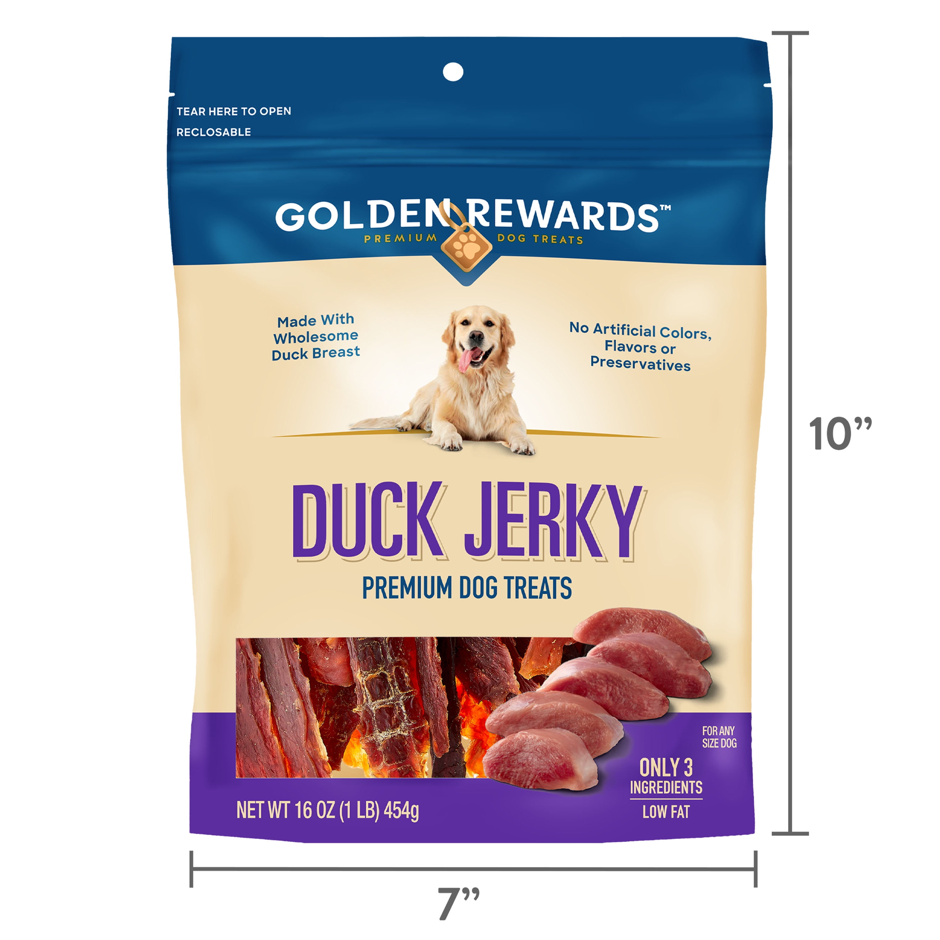 Duck Flavor Premium Dog Treats, 16oz