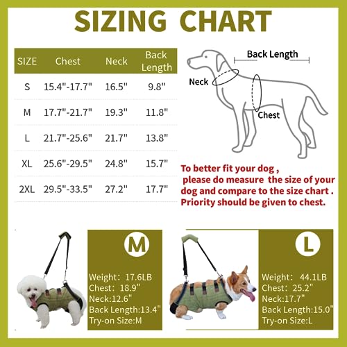 Afuwarm Full Body Support Dog Lift and Sling