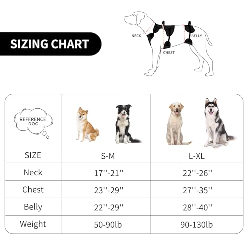 NOYAL Dog Lift Harness for Old or Disabled Dogs