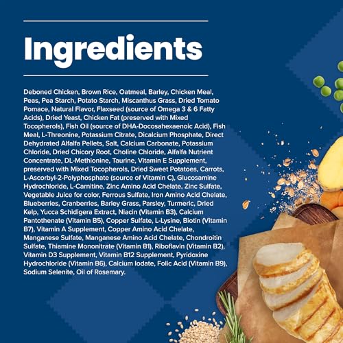 Blue Buffalo Senior Dry Dog Food with Chicken & Brown Rice 5 lbs