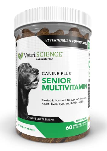 VETRISCIENCE Canine Plus Senior MultiVitamin Chews - Vet Recommended