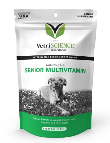VETRISCIENCE Canine Plus Senior MultiVitamin Chews - Vet Recommended