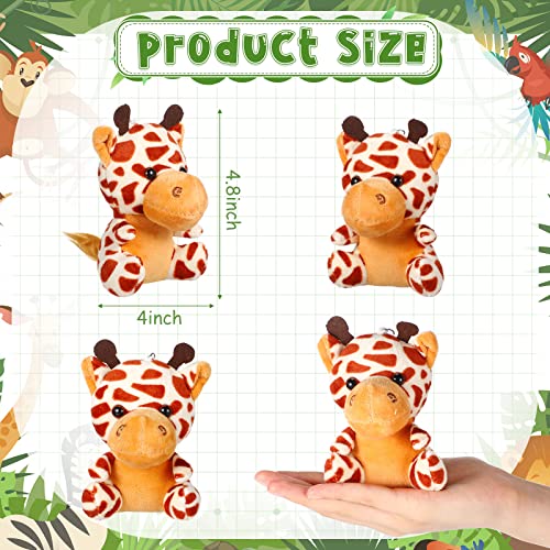 Forest Animals Mini Stuffed Plush Set for Zoo Parties
