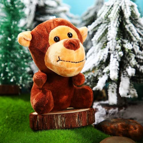 Forest Animals Mini Stuffed Plush Set for Zoo Parties