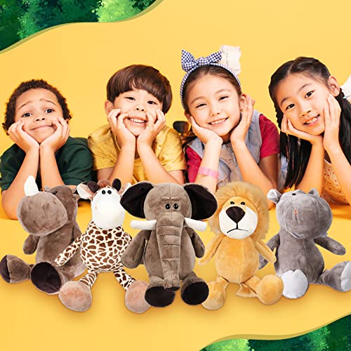 Safari Stuffed Animals Plush Toys for Kids Christmas Gift