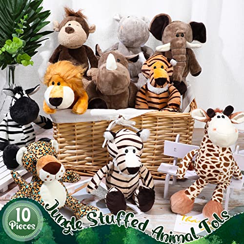 Safari Stuffed Animals Plush Toys for Kids Christmas Gift