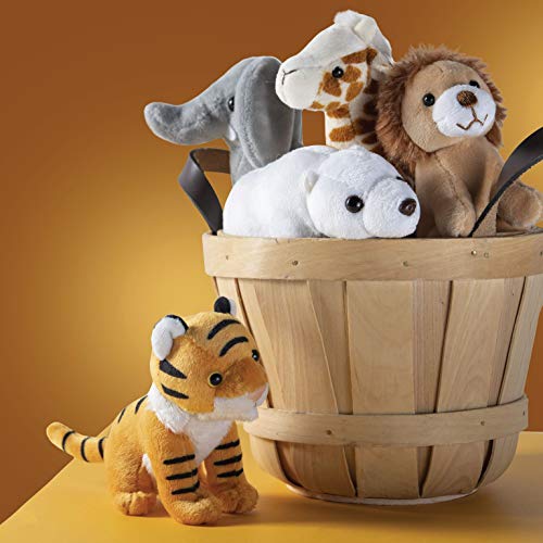 PREXTEX Safari Friends Stuffed Animal Set - 5 Animals