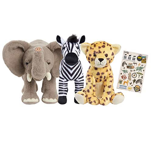 National Geographic Kids Hyper-Realistic Zoo Animals Plushies