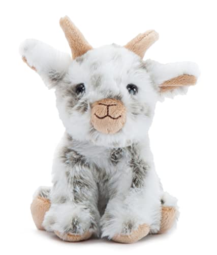 Goat Stuffed Animal Plushie for Kids, 6 inches