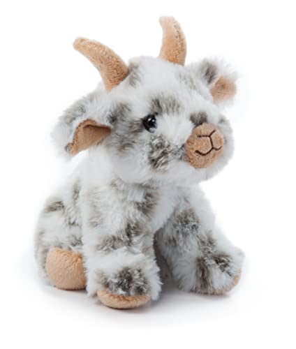 Goat Stuffed Animal Plushie for Kids, 6 inches