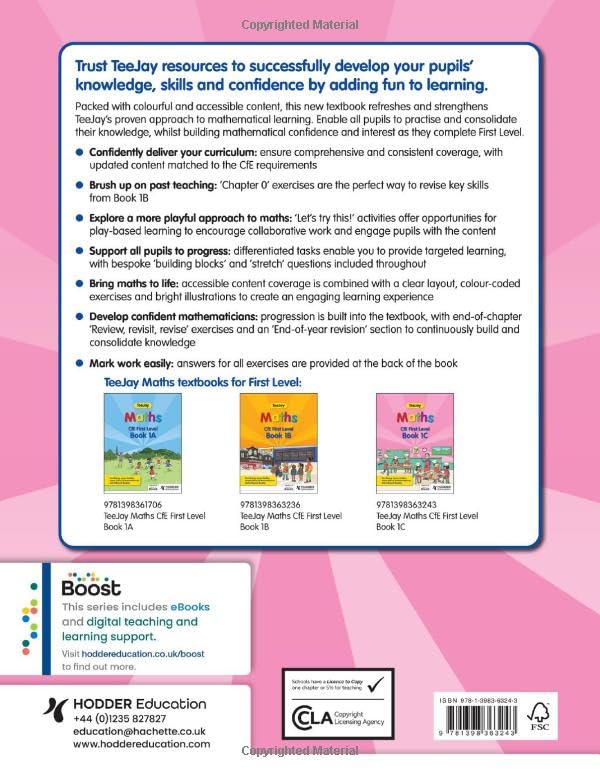 TeeJay Maths CfE First Level Book 1C