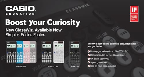 Casio FX-85GTCW Scientific Calculator