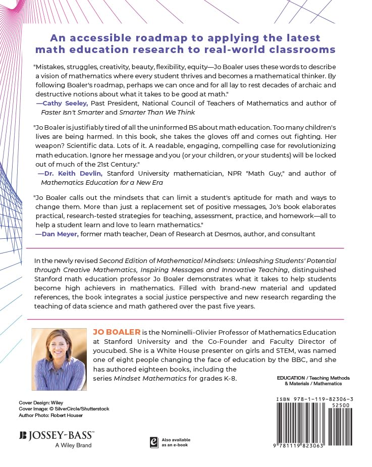 Mathematical Mindets, by Jo Boaler