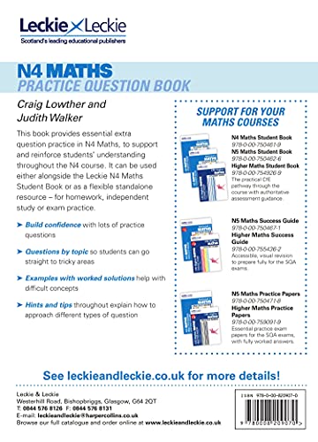 Leckie National 4 Maths Practice Question Book