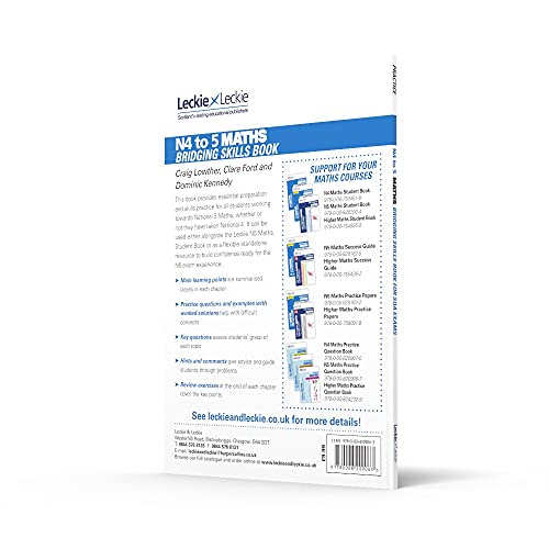 Leckie National 4 to 5 Maths Bridging Skills Book