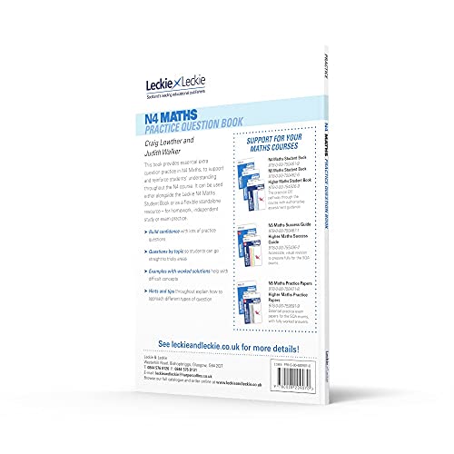 Leckie National 4 Maths Practice Question Book