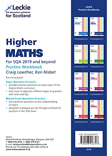Leckie Higher Maths Practice Workbook