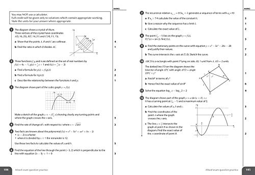Leckie Higher Maths Practice Workbook