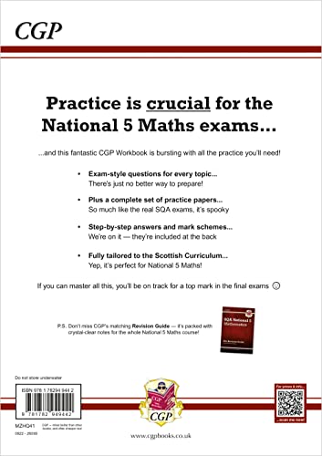 CGP National 5 Maths Exam Practice Workbook