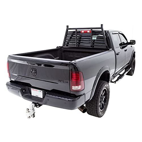 Adjustable Louvered Steel Headache Truck Rack for Pickup Beds