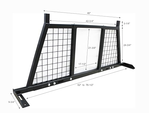 Adjustable Steel Headache Rack for Truck Beds