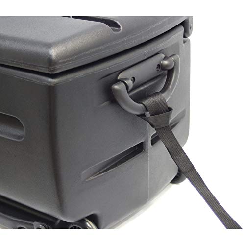 Black DU-HA Tote: Rolling Truck Storage Box Case
