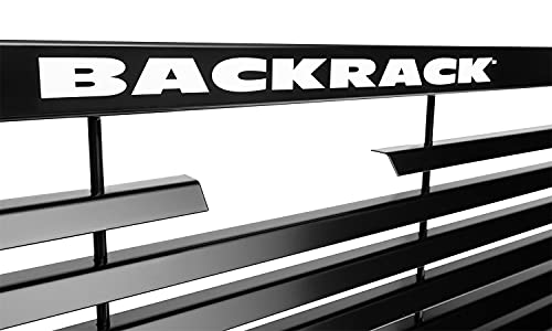 BACKRACK Louvered Rack Frame, Black, No Drill, Fits Ford F-250/F-450
