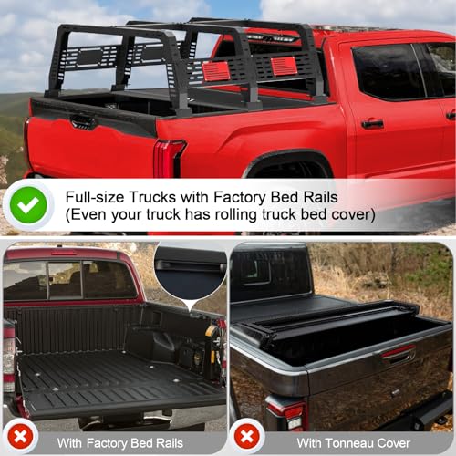 22.5" High Truck Rack - Overland Bed Rack for Full-Size Trucks