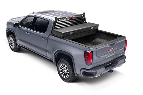 BACKRACK Louvered Rack Frame - Black, No Drill - Fits Ford, Dodge RAM & More